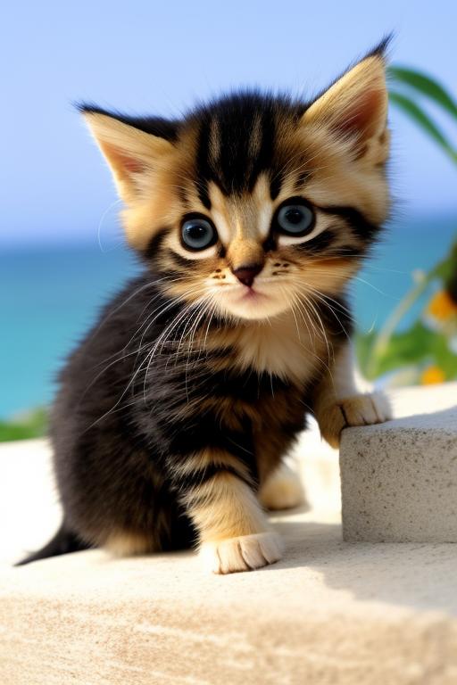 Chaton en liffy de one piece 